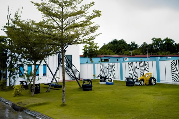 Playground of our Luxury Villa in Kampot - Damnak Borey Resort