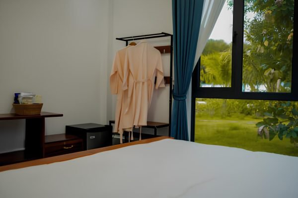 Bathrobe in second bed room in our luxury villa in kampot - Damnak Borey Resort