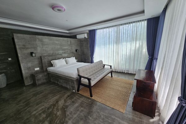 Bed view Boutique Villa Kampot - Damnak Borey Resort