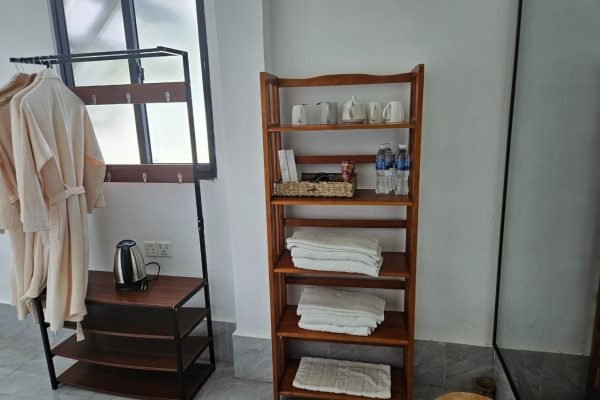 Shelf in in our luxury villa in kampot - Damnak Borey Resort